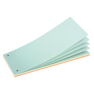 herlitz Trennstreifenblock, für DIN A4, farbig sortiert 40 Blatt