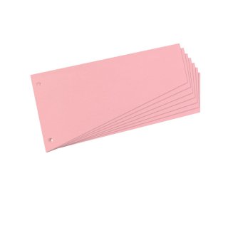 herlitz Trennstreifen für DIN A4 trapezförmig 100er rosa