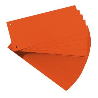 herlitz Trennstreifen für DIN A4 100er orange