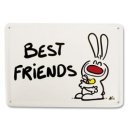 NIC - Blechkarte ca 14,5x10cm "Best Friends"