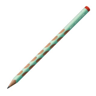 Ergonomischer Dreikant-Bleistift für Rechtshänder - STABILO EASYgraph in pastellgrün - Einzelstift - Härtegrad HB