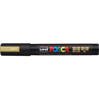 POSCA Acryl Marker PC-5M Mittelfeine Spitze 1,8 - 2,5mm, gold