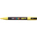 POSCA Acryl Marker PC-3M Feine Spitze 0,9 - 1,3mm, gelb