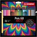 Premium-Filzstift - STABILO Pen 68 - ARTY - 24er Pack -...