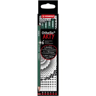 Bleistift - STABILO Othello - ARTY - 6er Pack - Härtegrad...