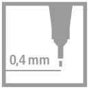 Fineliner - STABILO point 88 - Einzelstift - schlammgrün 88/37