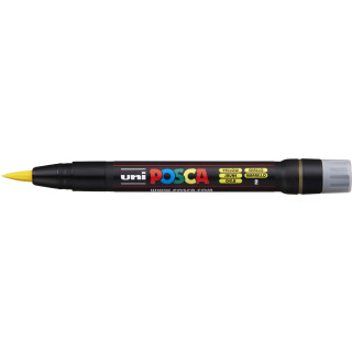 POSCA Acryl Marker PCF-350 Pinselspitze 1-10mm, gelb