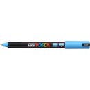 POSCA Acryl Marker PC-1MR Extra Feine Spitze 0,7mm, hellblau