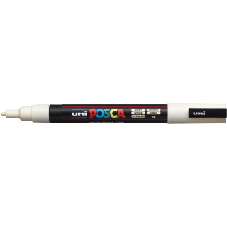 POSCA Acryl Marker PC-3M Feine Spitze 0,9 - 1,3mm, elfenbein