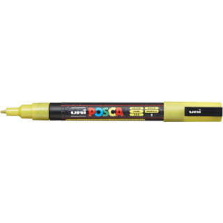 POSCA Acryl Marker PC-3M Feine Spitze 0,9 - 1,3mm, Glitter gelb