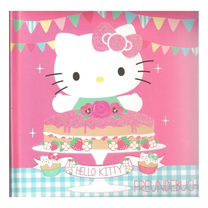Freundebuch Hello Kitty Tea Party ca. 15 x 15 cm