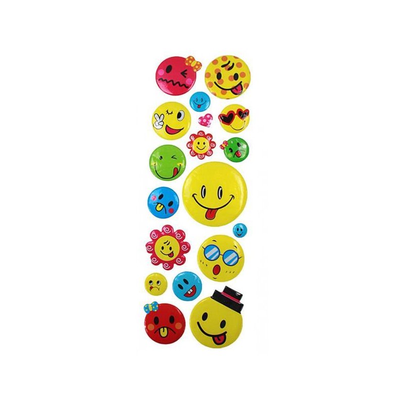 Smiley Sticker / Aufkleber - Heimdekor Sticker