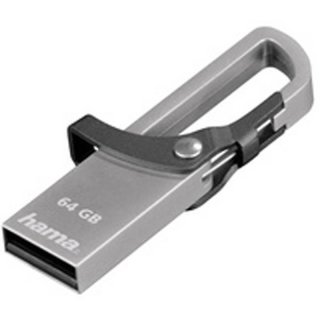 hama USB 2.0 Speicherstick FlashPen "Hook-Style", 64 GB