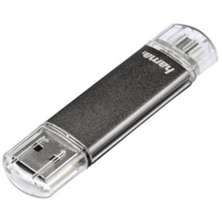 hama USB 2.0 OTG Speicherstick FlashPen "Laeta Twin", 32 GB