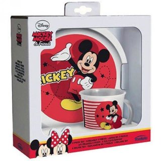 Disney "Mickey Mouse" Kinder Plastikgeschirrset 2-teilig