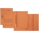 DONAU Combamappe "Duo-Mappe" A4 Karton orange