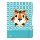 herlitz Notizheft my.book flex "Cute Animals Tiger, A5