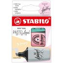 Textmarker - STABILO BOSS MINI Pastellove 2.0 - 3er Pack...