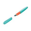 Pelikan Twist Tintenroller Spearmint, mintgrün/apricot L+R