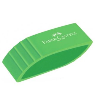 FABER-CASTELL Bicolor Radierer hellgrün/dunkelgrün