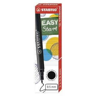 Tintenpatronen zum Nachfüllen - STABILO EASYoriginal Refill - medium - 3er Pack - schwarz