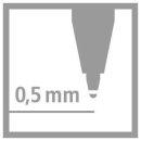 STABILO Gel-Roller pointVisco, Strichstärke: 0,5 mm, pink