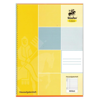 Staufen Linea Hausaufgabenheft A5 48 Blatt gelb