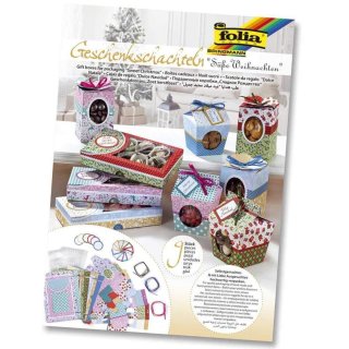 folia Geschenk-Schachteln Süßes Verpacken, Weihnachten
