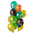 Folat Ballon 33 cm 6 Stück - Jungle Metallic...
