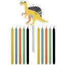 Folat Kerzen Dino Roars 10cm - 11 Stück
