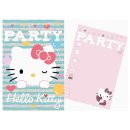 Einladungskarten 5-teilig "Hello Kitty"