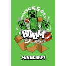 Kuscheldecke / Fleecedecke 100 x 150 cm Minecraft Boom