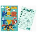 Einladungskarten 5-teilig "Paw Patrol" Cool Party