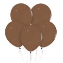 Ballon 30 cm 10 Stück - schokolade