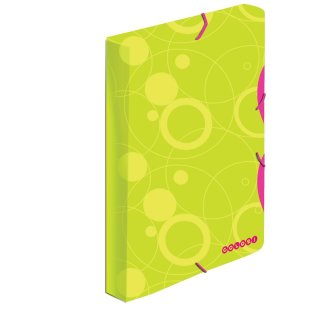 oxybag Heftbox / Sammelbox PP DIN A4 3cm DUO COLORI grün, rosa