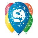 Ballon 30 cm 5 Stück - Happy Birthday 9. Geburtstag...