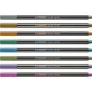 Premium Metallic-Filzstift - STABILO Pen 68 metallic -...