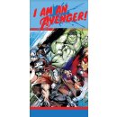 Strandtuch / Badetuch Avengers I am an Avenger!