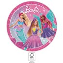 Party Pappteller 23 cm 8 Stück "Barbie"...