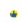AVERY Zweckform Markierungspunkte, Daumen, gelb/blau