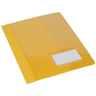 DONAU Schnellhefter A4+ PVC extrabreit gelb