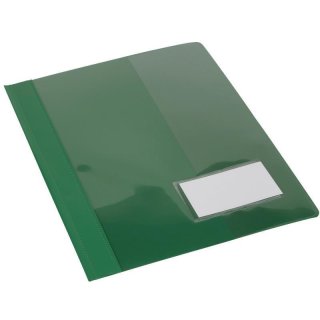 DONAU Schnellhefter A4+ PVC extrabreit grün