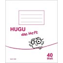 HUGU Schulheft Quart Glatt 40 Blatt