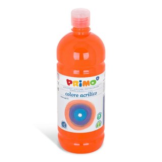 Primo Acrylfarbe 1000ml Flasche orange