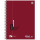 URSUS Spiralbuch Red Note A4 80 Blatt 5mm kariert