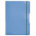 herlitz my.book flex Notizheft A4 2 x 40 Blatt liniert/kariert Color Blocking blau