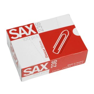 SAX Büroklammern 236 50mm 100 Stk.