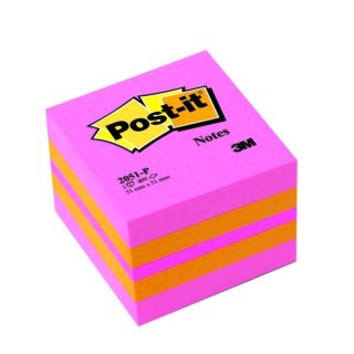 Post-it Haftnotiz-Würfel Mini, 51 x 51 mm "PINK"